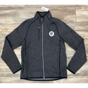 Cutter & Buck Zip Up Jacket‎ Women's Black Gray Size Small Beta Alpha PSI